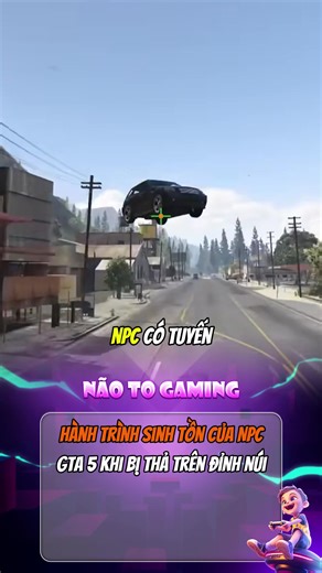 Hành trình sinh tồn của NPC GTA 5 trên đỉnh núi