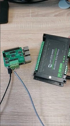 ESP32-P4 controls relay board via Modbus RTU #shorts #esp32