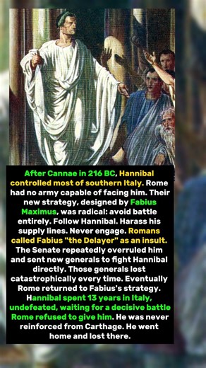 Hannibal Destroyed Three Roman Armies — Rome Refused to Send Anyone to Stop Him
