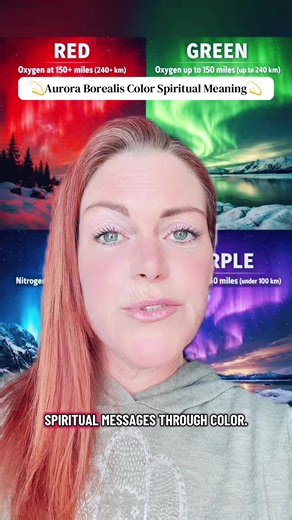 The Aurora Borealis colors have so much spiritual meaning. God/Universe knows exactly what we need when we need it.🌞⚡️🌈#schumannresonance #solarflare #aurora #spirituality #fyp