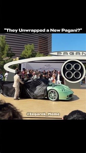 Bro Showed Me a Pagani I've Never Seen Before!🤯🤯 #bmw #bugatti #satisfaction #moment #jdm #lyrycs
