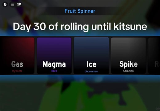 Day 30 of Rolling Until Kitsune in Blox Fruits