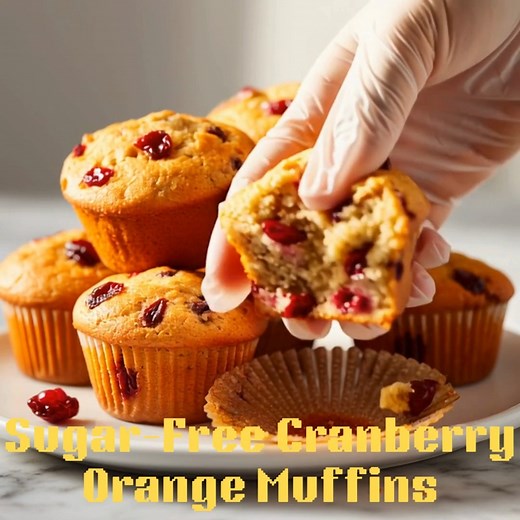 14K views · 103 reactions | Sugar-Free Cranberry Orange Muffins 療...