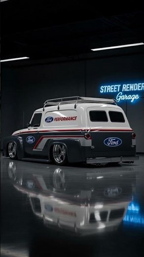 1954 Ford f-100 panel truck Restomod | Street Render Garage