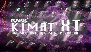 Finally it's here!! RAKK™ KIMAT XT RGB mechanical keyboard. Fitted with Gateron Blue switches, Kimat XT by RAKK™ features an Full 104-key layout. It offers programmable RGB LED back lightning, Aluminum top cover, silent and tactile feel keys. NKRO Full anti-ghosting, 55 million keystroke life span and multimedia function keys for just PHP2,395!! Designed specifically for gaming, Gateron Blue switches actuate at an optimal distance, giving you clicky switches for tactile and audible feedback to i