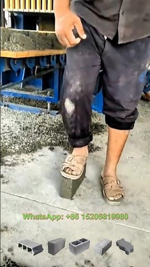 automatic hydraulic strong concrere cement brick making machine with low price #brickmachine