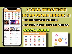5 Cara mengatasi UC Browser tidak bisa memutar video // Uc browser error 2023