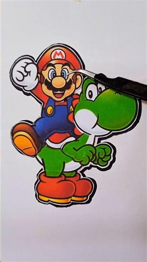 Super Mario Galaxy Movie Paper Puzzle Game ❤️ #trending #supermario #shorts