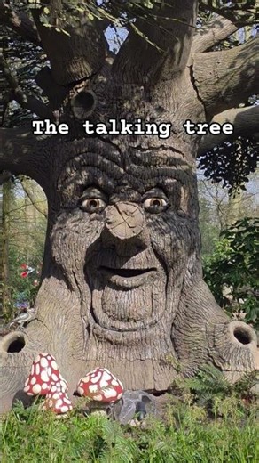 the talking tree #sprookjesbos in #efteling #themepark