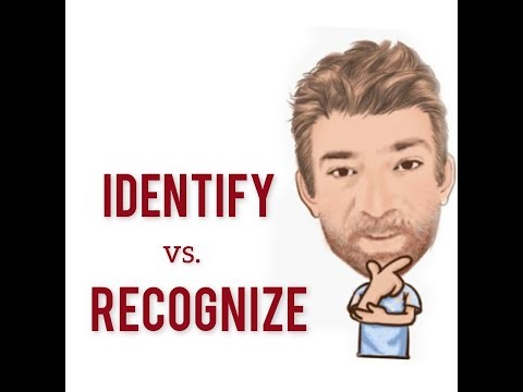 The Difference Between Recognize and Identify - Lesson (778) English Tutor Nick P