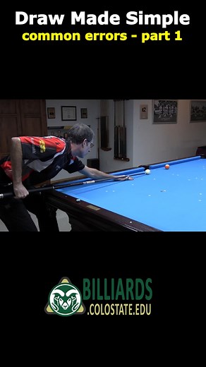 152K views · 1.7K reactions | Dr. Dave demonstrates common technique errors (elevating and rushing) with the draw shot. Excerpt from: https://youtu.be/e8X15F-6w4s For more info and help, see: https://drdavepoolinfo.com/faq/draw/advice-and-drills/ https://drdavepoolinfo.com/faq/draw/cue-elevation/ | Dr-Dave Alciatore | Facebook