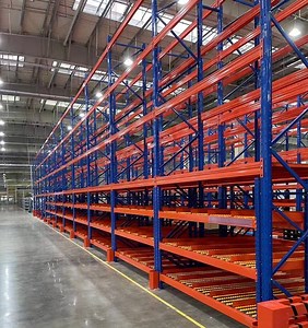 [Hot Item] Free Design Long Warranty Muti-Layer Gravity Flow Roller Warehouse Storage Flow Rack