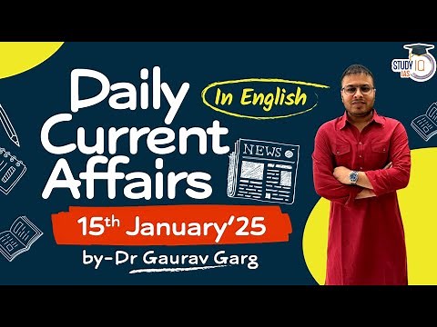 Best January 2025 Current Affairs in English by Dr Gaurav Garg - DEMO VIDEO