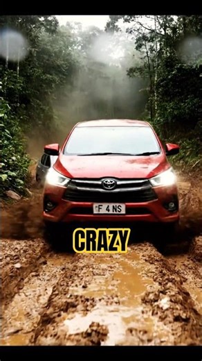 CRAZY! Toyota Minivan DESTROYS Muddy Jungle Trail! 😱🔥 #muddriving #shorts #offroad