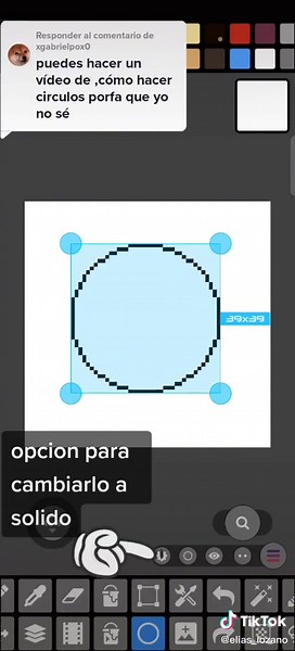 Cómo hacer pixel art: tutorial de círculos en Pixel Studio