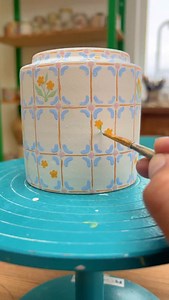 It may be icy outside, but summer’s in full bloom in the studio 🌈🌸🌺 . . . . . #summer #handmade #ceramics #pottery #glazing #vase #handthrown #interiordesign #interiors #interior4you #flower #floral | Emily Hett Art