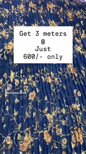 Pleated fabrics #fabric shoppingonline#fabricstore #latestcollection