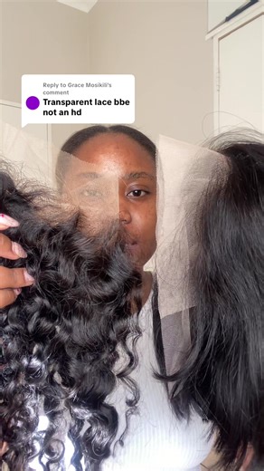 Replying to @Grace Mosikili here’s the difference between HD lace and Transparent lace🤭 #hdlace #transparentlace