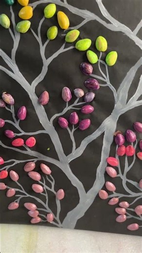 Pista shell craft | pista shell tree craft ideas #diy #craft ‪@Kalakrutistudio32‬