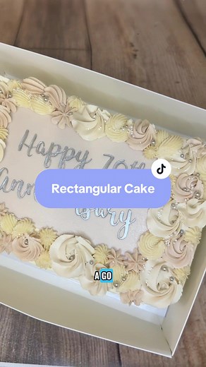 Decorating a Stunning Rectangular Cake Tutorial