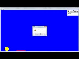 How to make a simple Game in Visual basic 6.0