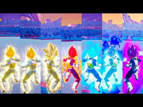 Dragon Ball Z: Kakarot - All Vegeta Transformations & Ultimate Attacks (4K 60FPS)