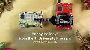 Happy Holidays from the University team! Make the holidays even brighter: learn how to light up an LED tree with the TI Launchpad in our tutorial: http://ow.ly/T3wa307pIs2 | Texas Instruments