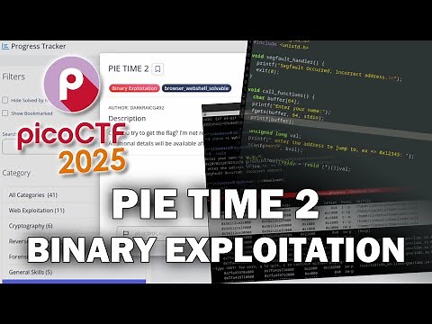 picoCTF 2025 - Binary Exploitation - Pie Time 2