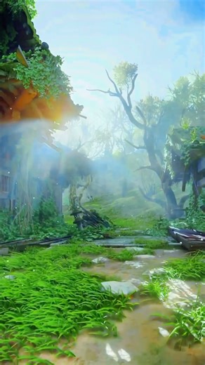 "Mountain Paradise | Peaceful Lake & Waterfall Sounds for Relaxation"