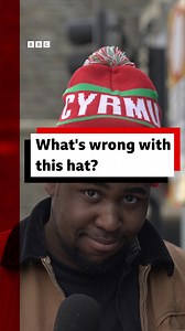 Do you notice anything different about this hat? | BBC Wales News