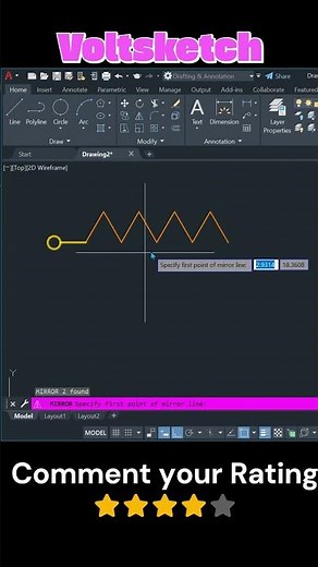 Draw R, L, C Symbols Easily | Resistor Inductor Capacitor Drawing Tutorial #autocad #electrical