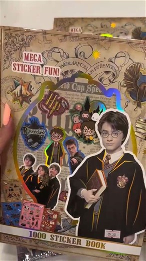 Harry Potter Sticker Book 📚🪄 #hogwarts #harrypotter #gryffindor #dumbledore