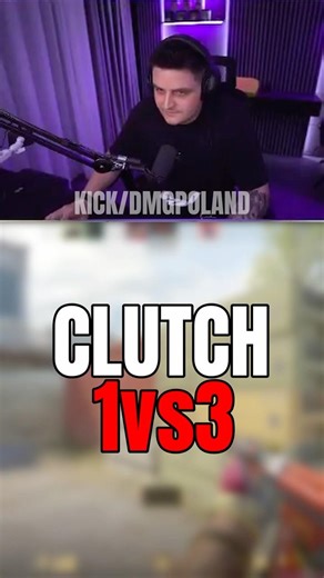 CLUTCH 1vs3 | DMGPOLAND #twitchpolska #cs2 #kick #streamer #dmgpoland