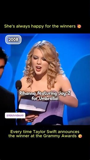 Taylor Swift announces Grammy winners — I got goosebumps 😭🔥