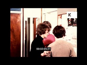 1960s UK, Women in University Halls, College Life, 16mm