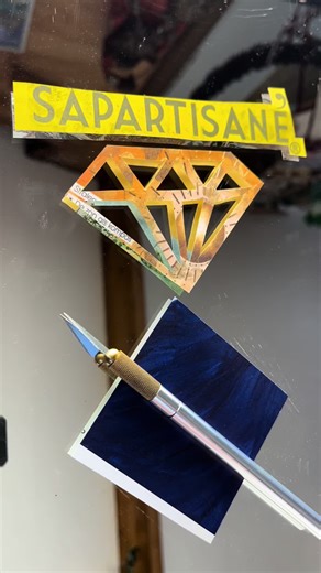 With delicate blade, I trace the diamond’s edge, Handmade paper yields to PaperCutout pledge. Sharp facets emerge in VibrantArt gleam, BoldColors sparkle, a PaperCraft dream. From flat sheet to gem, inspiration ignites, A glittering heart in AbstractArt lights. In the studio glow, handmade paperart unfolds, Diamonds of light in artcollage bold. CollageArt dances with PaperCutout grace, AbstractArt whispers in MixedMediaArt space. VibrantArt bursts with ColorPop delight, PaperCraft hearts in Bold