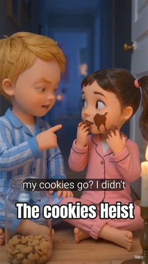 Busted! The Cookie Monster is Real! 🍪😂 #Shorts #usa #aivideo #cartoonstories