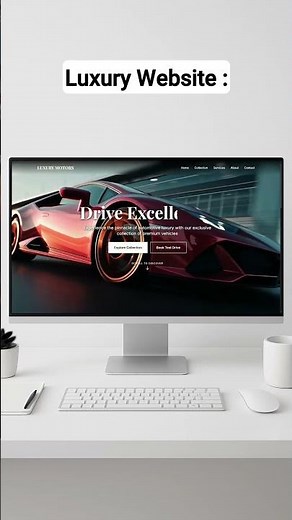 How Luxury Website Looks Like ? | Animated Web design