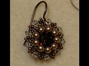 Sidonia's handmade jewelry - Vintage Swarovski beaded earrings