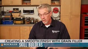 There are many ways to create a smooth finish on wood, but one of the easiest is to use grain filler. In this video, Rob demonstrates how to apply grain filler to create a smoother board surface. Shop Aqua Coat Wood Grain Filler at http://bit.ly/396IPVJ | Rockler Woodworking and Hardware