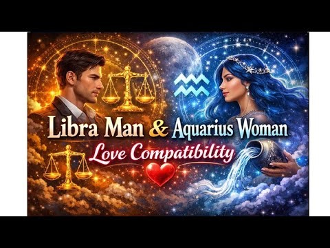 Libra Man & Aquarius Woman ❤️ Love Compatibility | Soulmate or Just Friends?