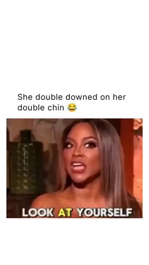 Movie Villa on Instagram: "A woman was arguing with another woman and called her stupid in a mocking tone. Without missing a beat, the other woman clapped back, pointing out that the first woman had a double chin. When the camera panned toward her, it hilariously revealed that she did, in fact, have a very visible double chin, making the whole moment awkward and funny at the same time."