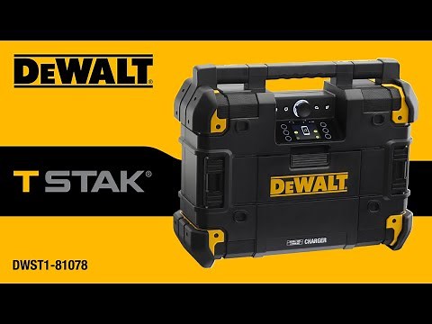 DEWALT lance la première radio de chantier Bluetooth sur batterie