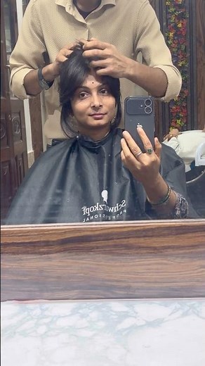 ✂️ Hair Bangs Cut Tutorial 💇‍♀️ | Easy Front Bangs Hair Cutting #bangstyle #cuttings #ytshorts
