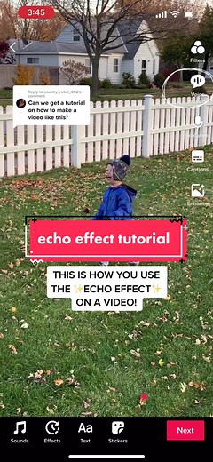 How to Use the Echo Effect on Your Videos