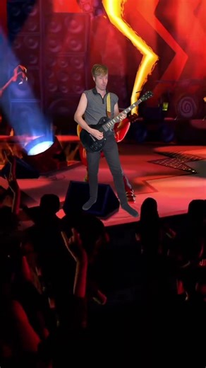 Performance anxiety in front of the Guitar Hero crowd. #guitarhero #foundfootage #guitar #fyp