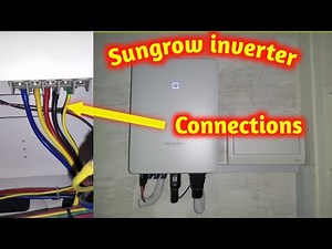 sungrow solar inverter connections | sungrow solar inverter connections with zero export device