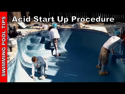 Acid Start Up for White & Colored Plaster Pools Step by Step - Part one of two