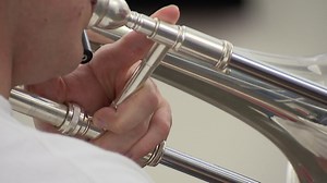 SMU Mustang Band drum major shows math and music is formula for success