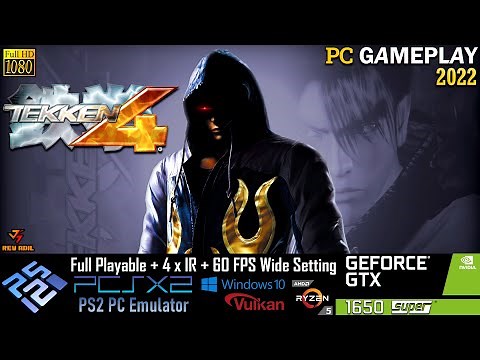 Tekken 4 PC Gameplay | PCSX2 | Full Playable | PS2 Emulator | 1080p60FPS | 2022 Latest